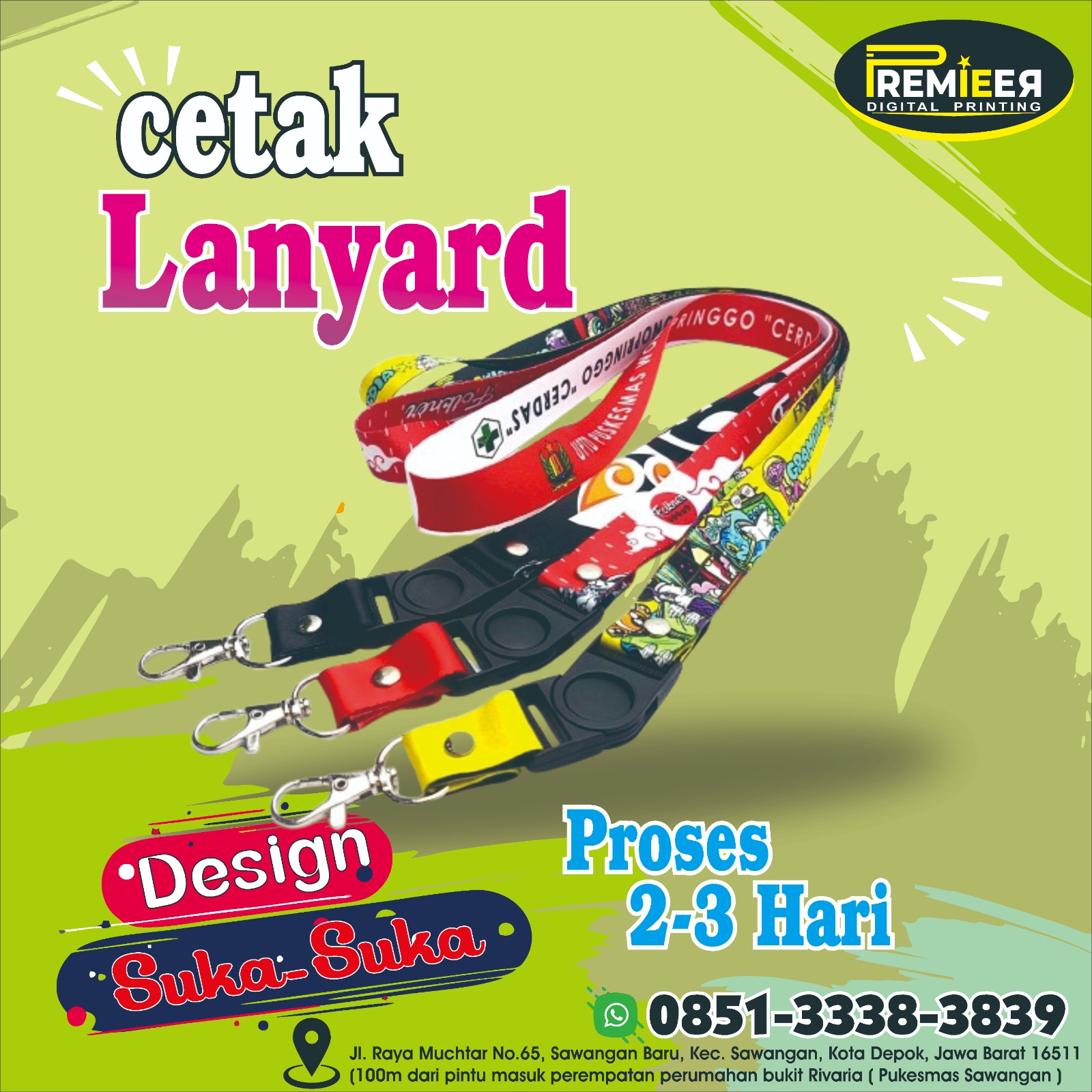 Cetak Lanyard