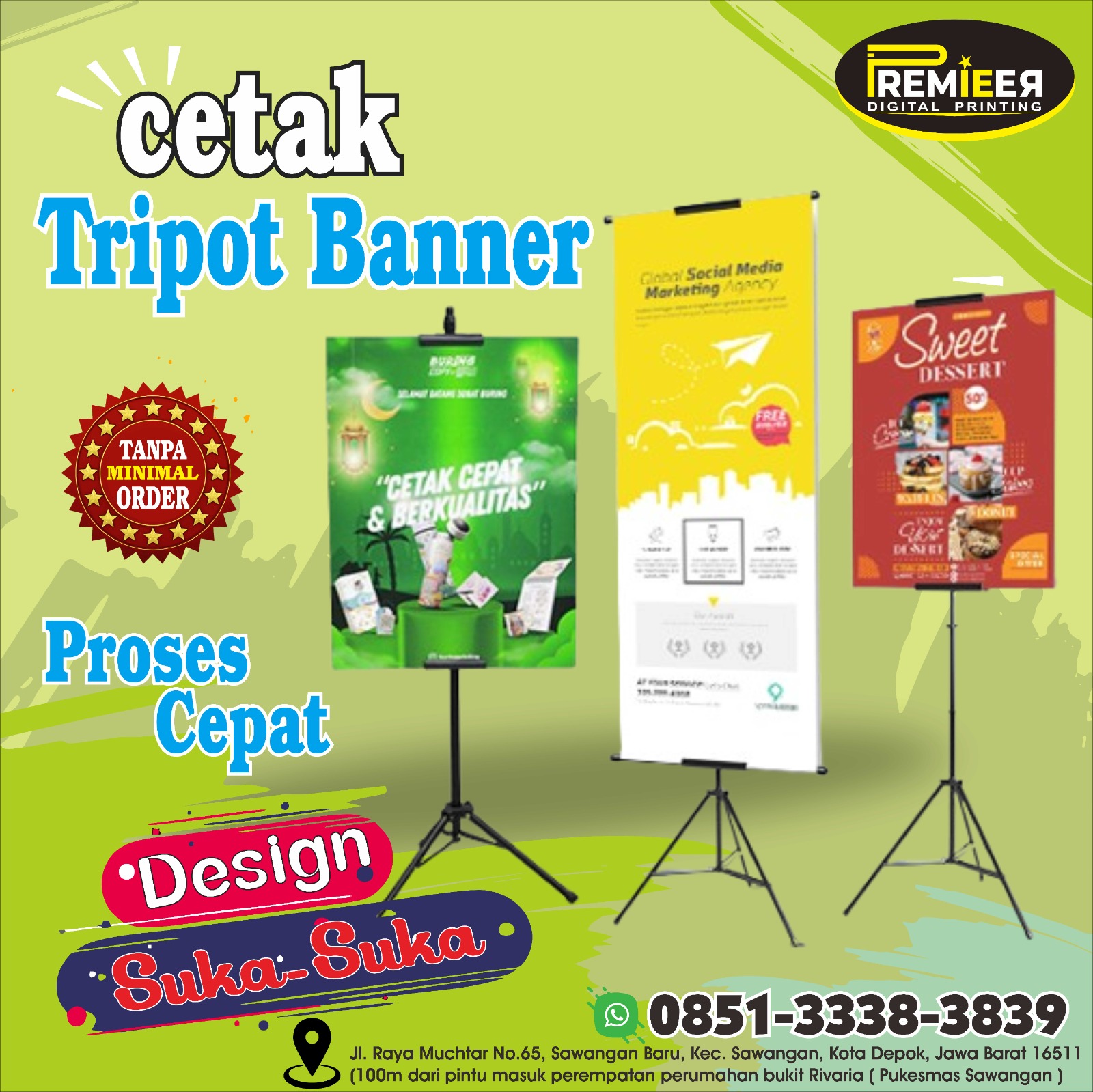 Cetak Tripot Banner