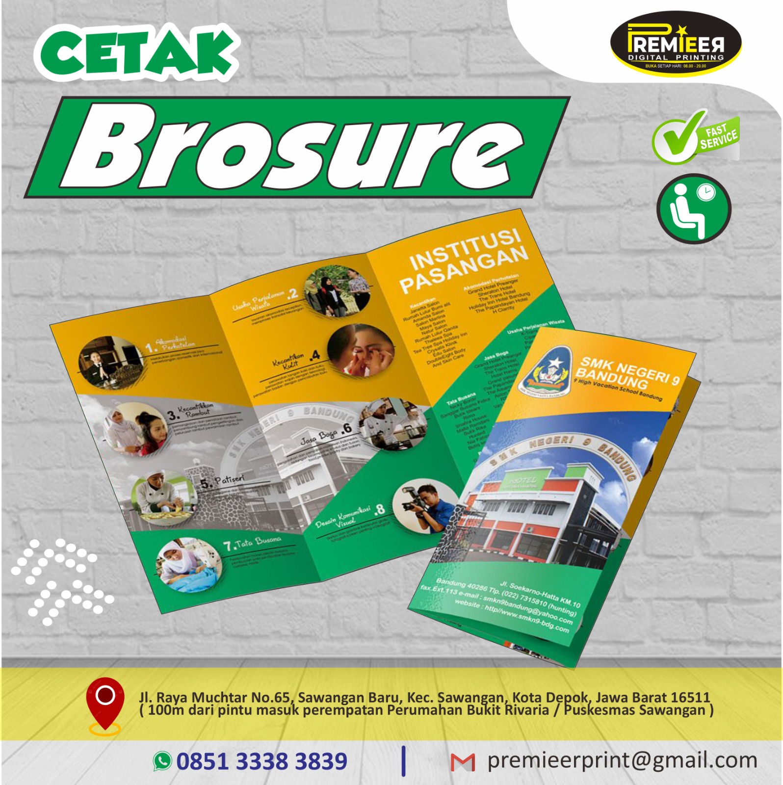 Cetak brosur full color