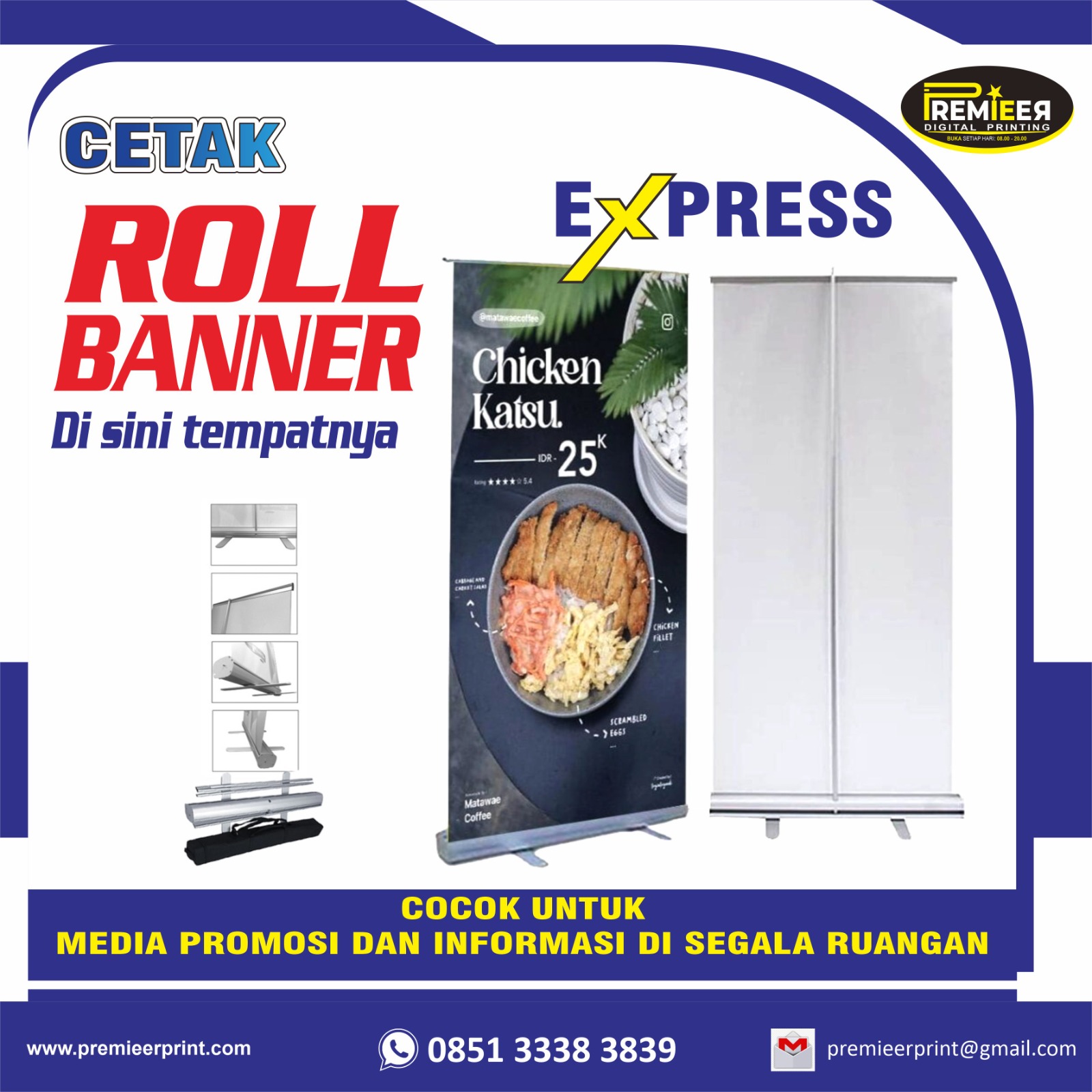 Cetak roll banner